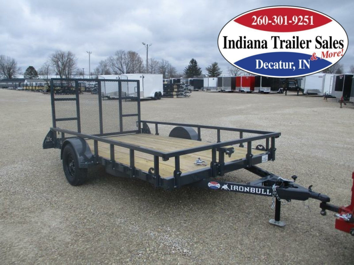 New 2024 Iron Bull 83x12 UTB8312031 Utility Trailer