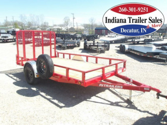 New 2024 PJ Trailers 77x12 U7121 Utility Trailer