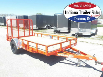 New 2024 PJ Trailers 77x12 U7121 Utility Trailer