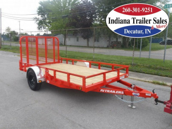 New 2024 PJ Trailers 77x12 U7121 Utility Trailer