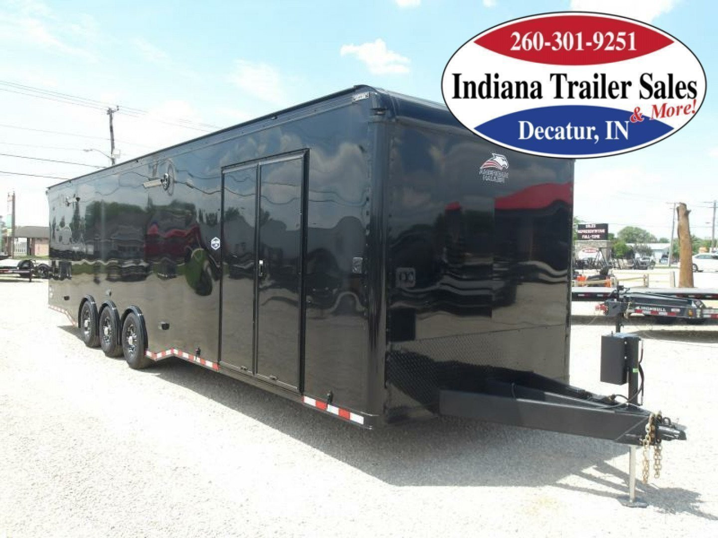 New 2024 American Hauler 8.5x34 SIL8534TTA4-B Custom Car / Racing Trailer