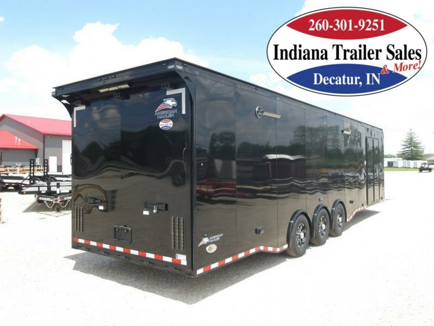 New 2024 American Hauler 8.5x34 SIL8534TTA4-B Custom Car / Racing Trailer