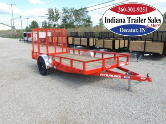 New 2024 PJ Trailers 77x12 U7121 Utility Trailer