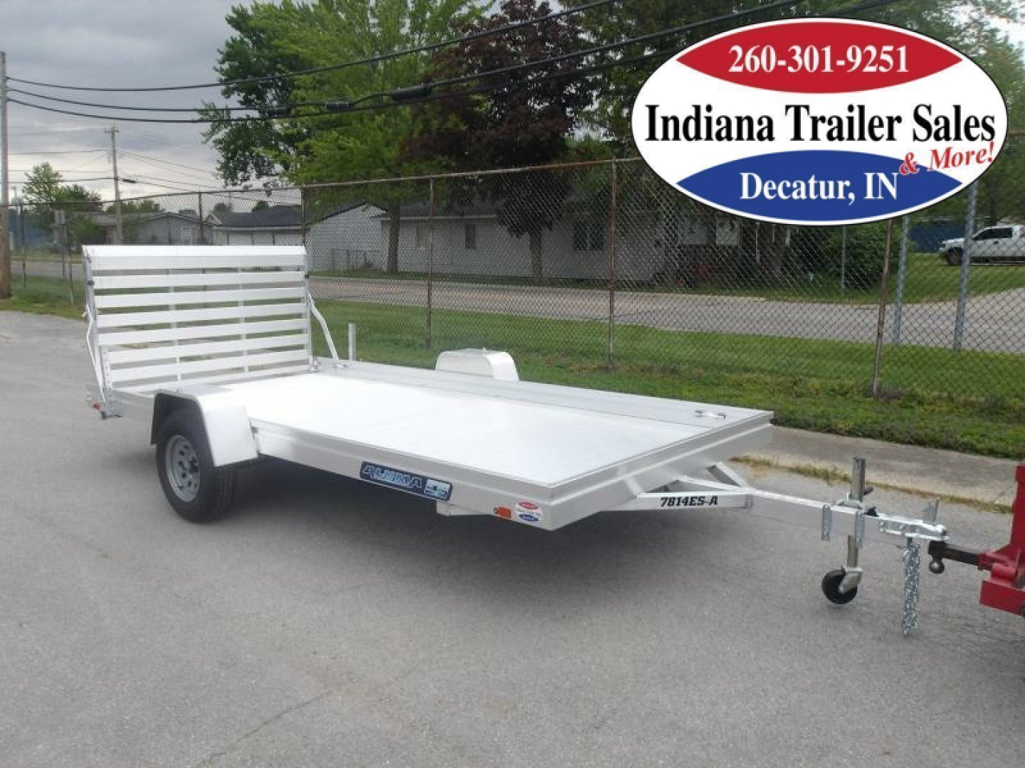 New 2025 Aluma 7814ES-A Utility Trailer