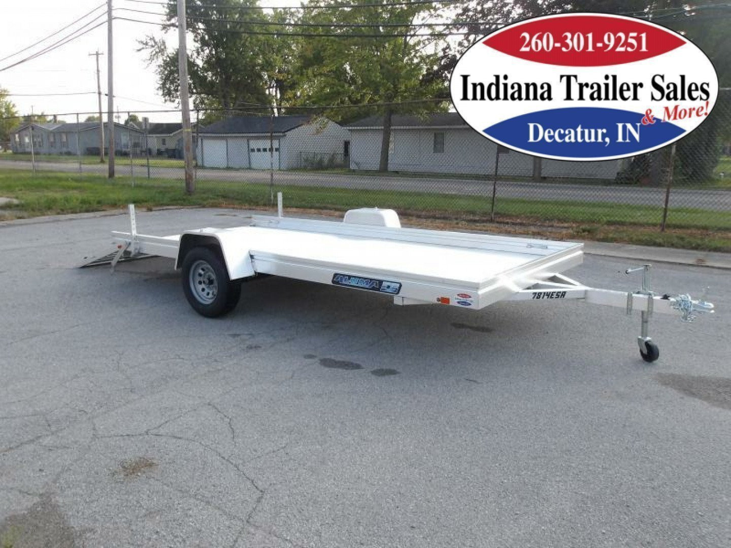 New 2025 Aluma 7814ES-A Utility Trailer