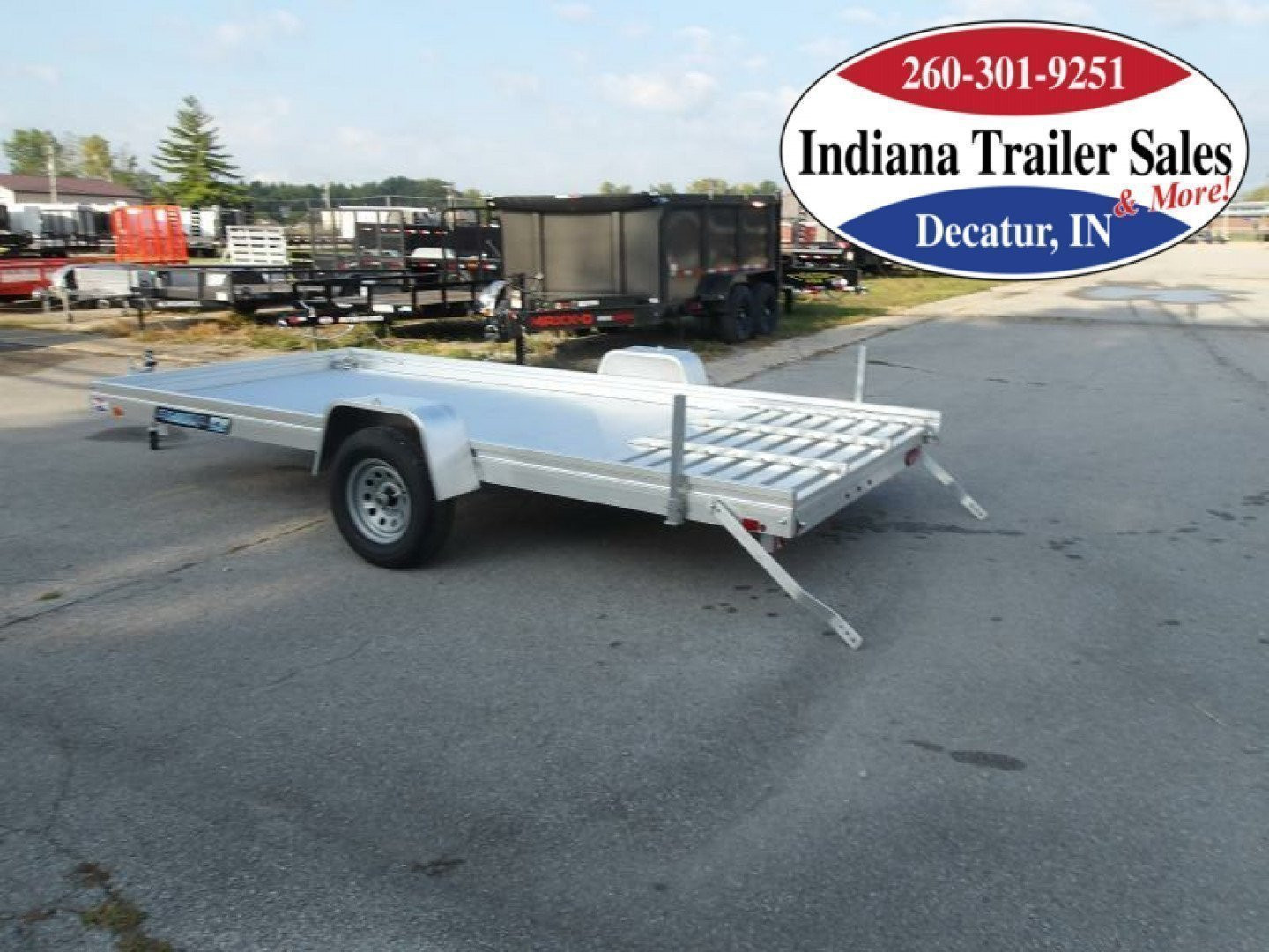 New 2025 Aluma 7814ES-A Utility Trailer