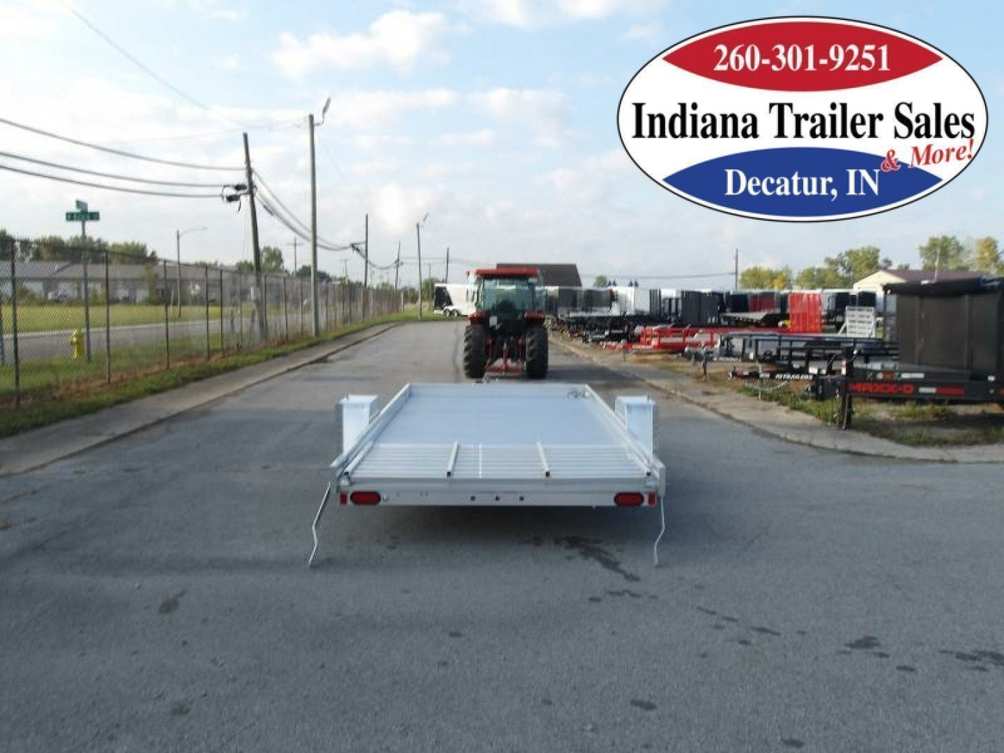 New 2025 Aluma 7814ES-A Utility Trailer
