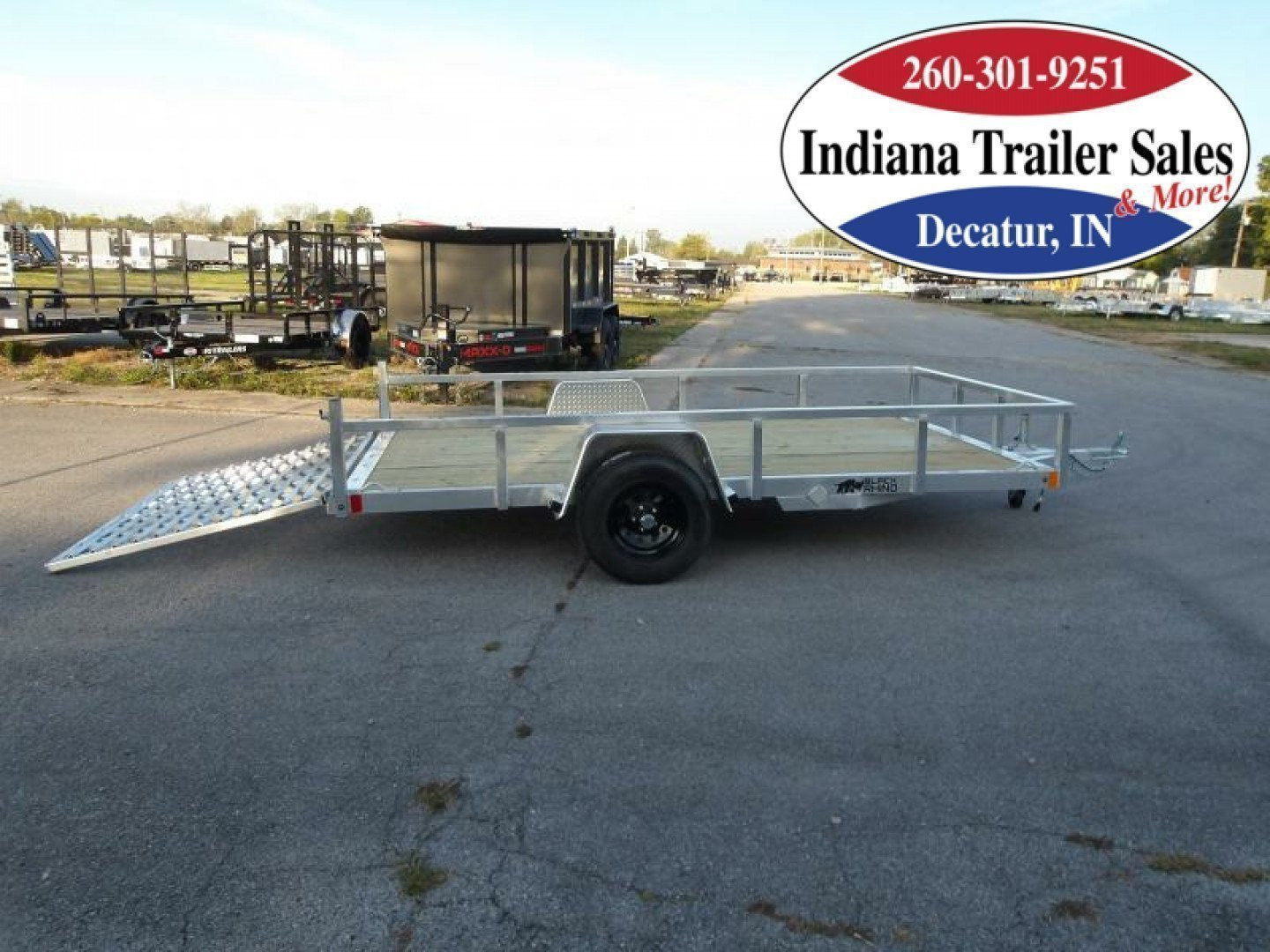 New 2025 Black Rhino 7x12 EXS712 Utility Trailer