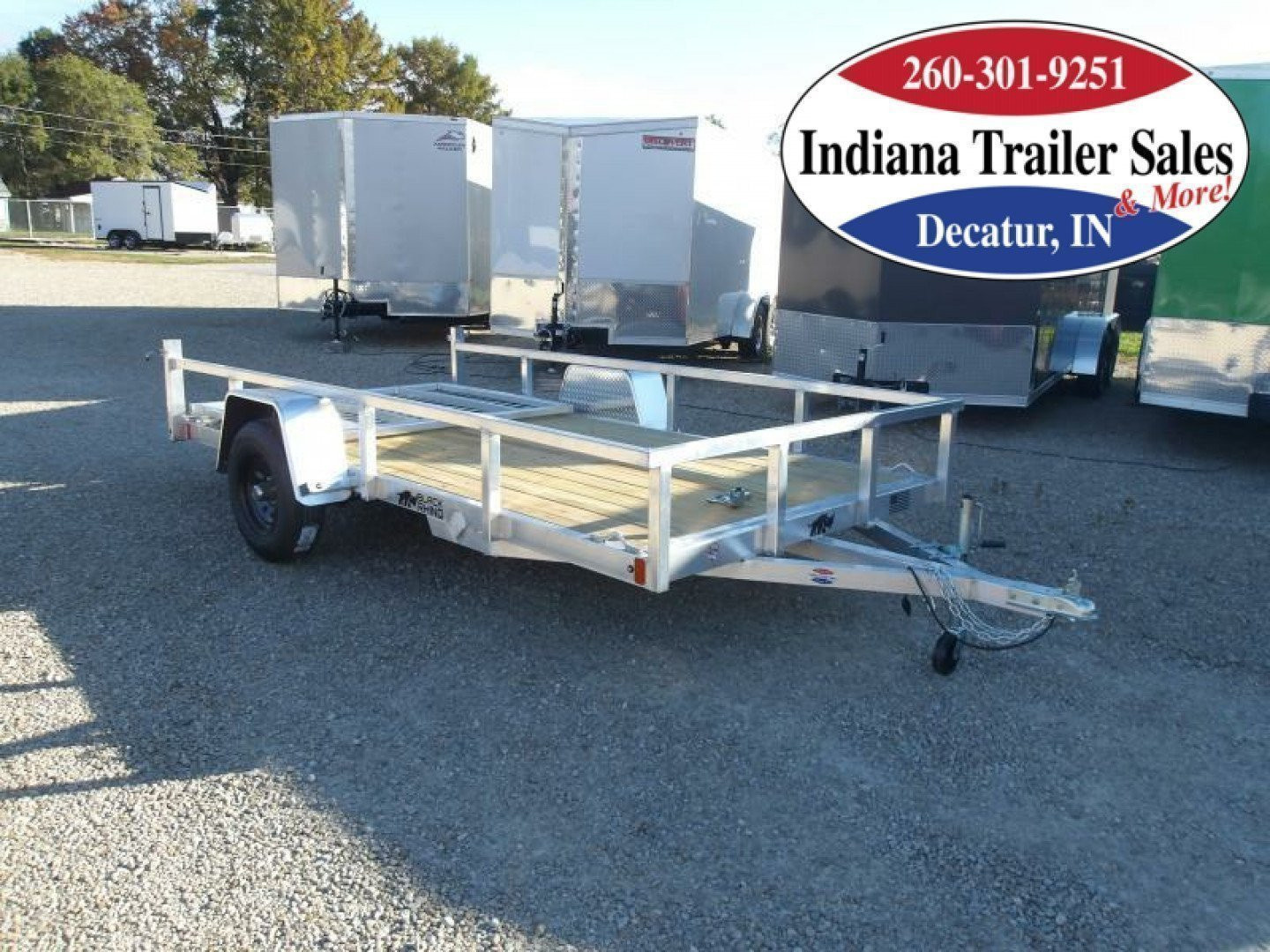 New 2025 Black Rhino 6x12 EXS612 Utility Trailer