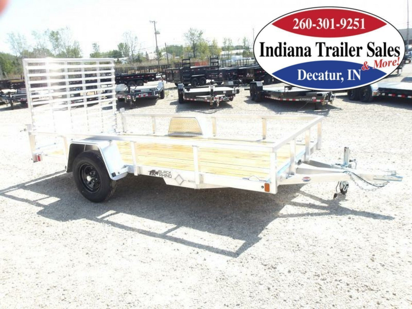 New 2025 Black Rhino 6x12 EXS612 Utility Trailer