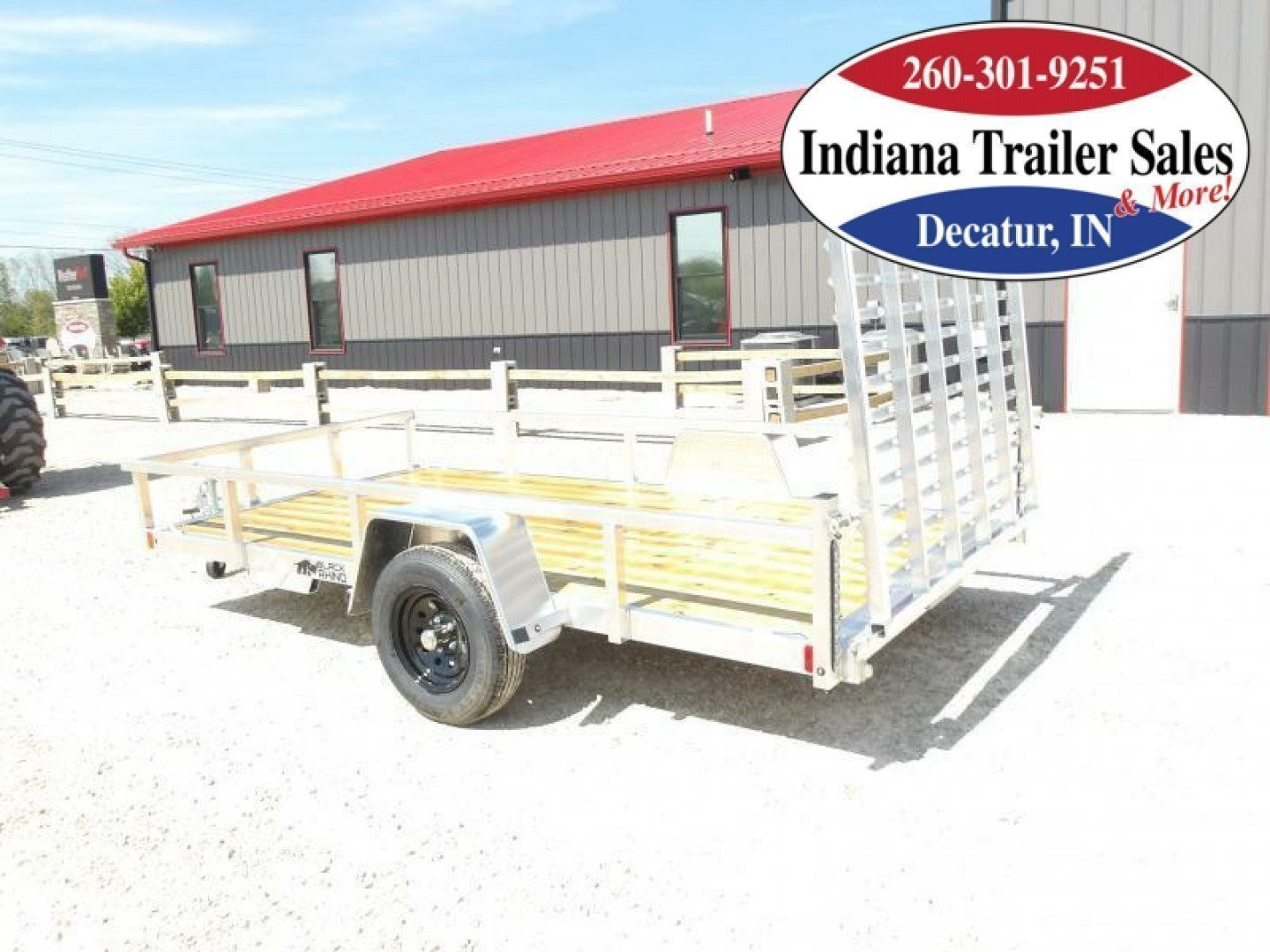 New 2025 Black Rhino 6x12 EXS612 Utility Trailer