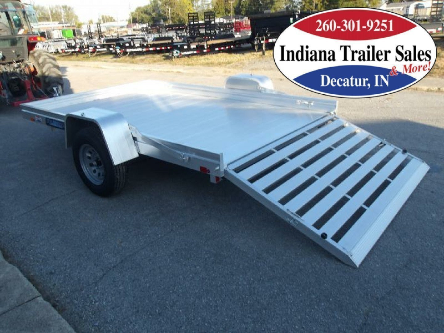 New 2025 Aluma 7810ES-A Utility Trailer