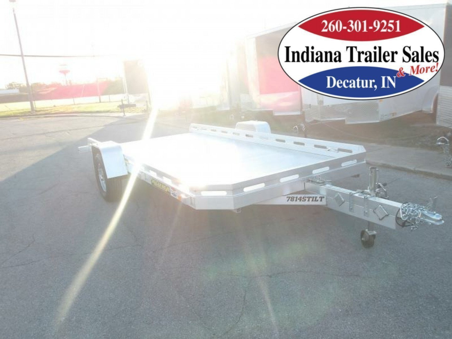 New 2025 Aluma 7814TILT-S Utility Trailer