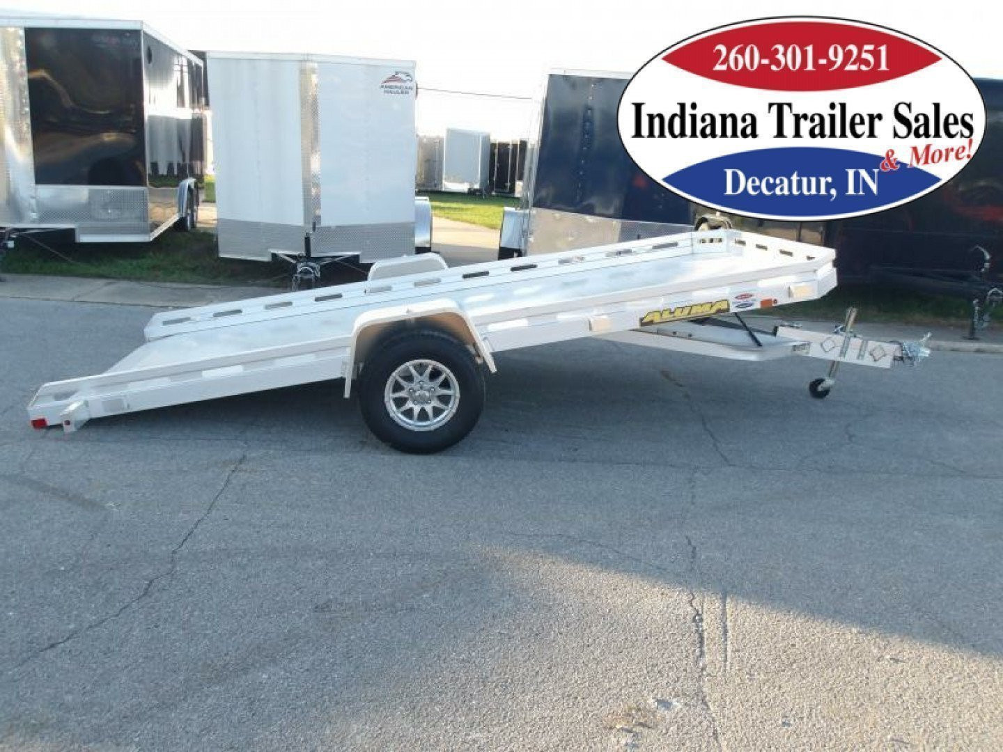 New 2025 Aluma 7814TILT-S Utility Trailer