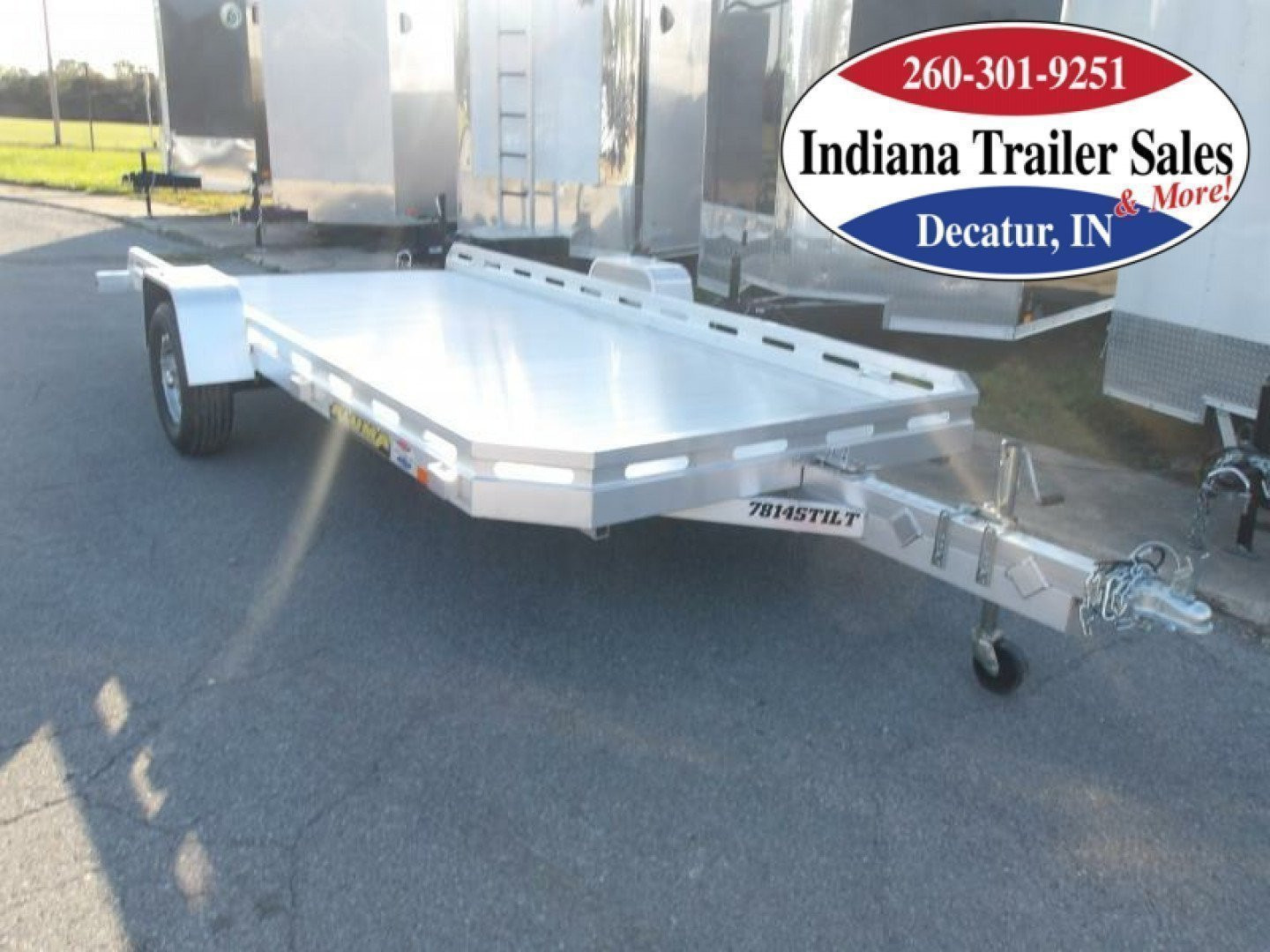 New 2025 Aluma 7814TILT-S Utility Trailer