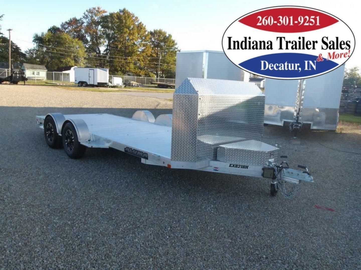 New 2025 Aluma 82x18 EX8218H Car Hauler Trailer