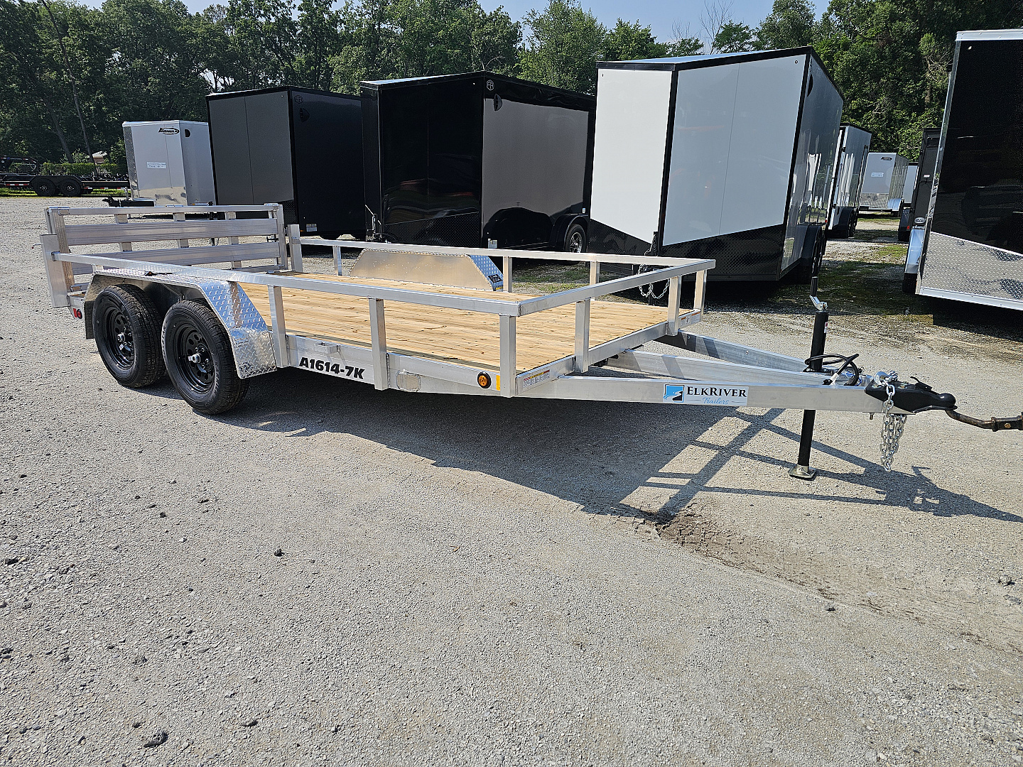 New 2026 ALUMINUM 83X14 UTILITY TRAILER TANDEM AXLE 7000GVWR TORSION Utility Trailer