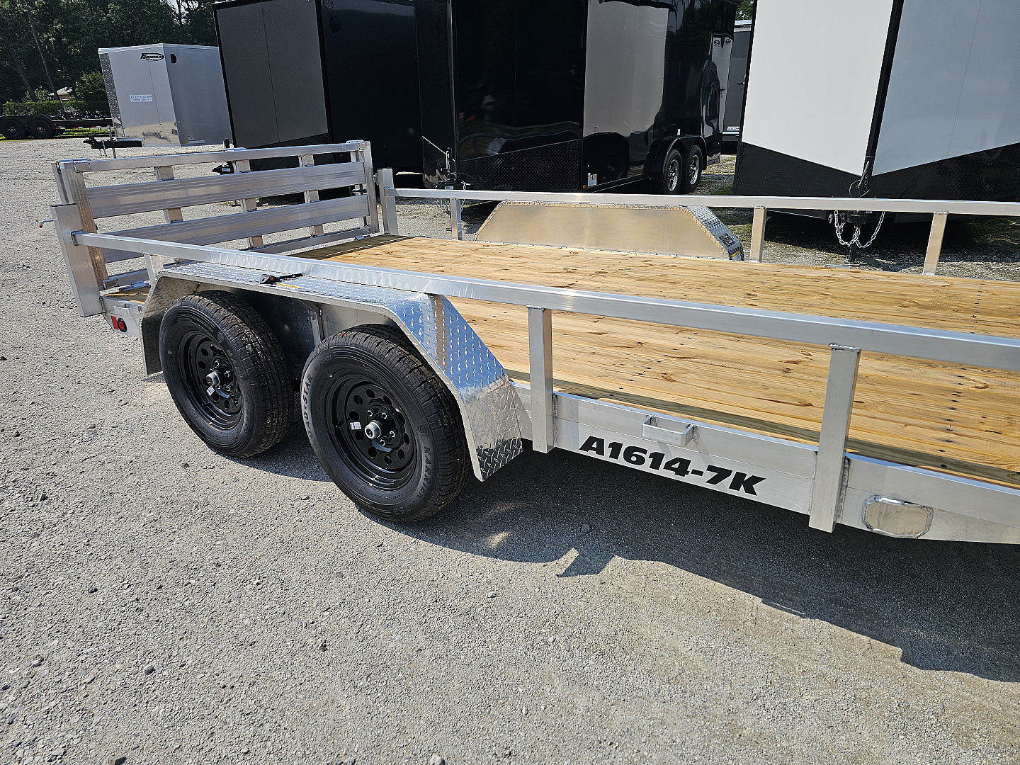 New 2026 ALUMINUM 83X14 UTILITY TRAILER TANDEM AXLE 7000GVWR TORSION Utility Trailer