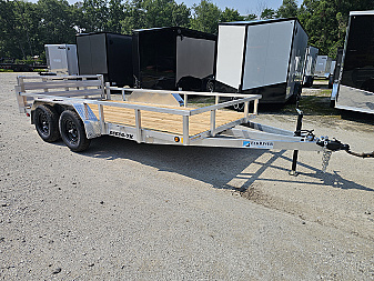 New 2026 ALUMINUM 83X14 UTILITY TRAILER TANDEM AXLE 7000GVWR TORSION Utility Trailer