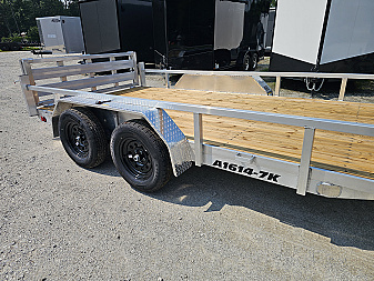 New 2026 ALUMINUM 83X14 UTILITY TRAILER TANDEM AXLE 7000GVWR TORSION Utility Trailer