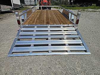 New 2026 ALUMINUM 83X14 UTILITY TRAILER TANDEM AXLE 7000GVWR TORSION Utility Trailer