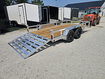 New 2026 ALUMINUM 83X14 UTILITY TRAILER TANDEM AXLE 7000GVWR TORSION Utility Trailer