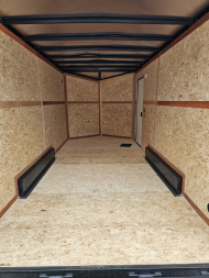 New 2026 US Cargo 7.5X16 7' TALL 080 POLYCOR BLACKOUT SCREWLESS ALUMINUM WHEELS SXS UTV GOLF CART ATV Cargo / Enclosed Trailer