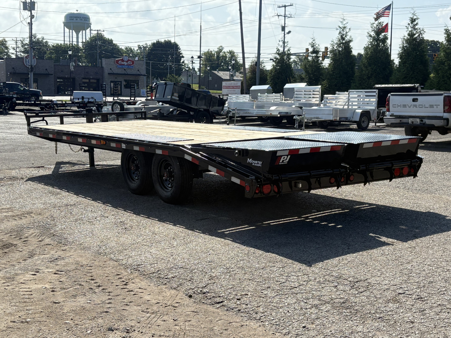 New 2026 PJ Trailers 102" x 22' - 8" I-Beam (F8) 16K GVWR Deckover Trailer
