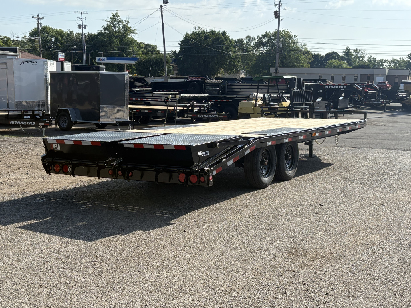 New 2026 PJ Trailers 102" x 22' - 8" I-Beam (F8) 16K GVWR Deckover Trailer