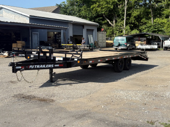 New 2026 PJ Trailers 102" x 22' - 8" I-Beam (F8) 16K GVWR Deckover Trailer
