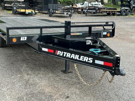 New 2026 PJ Trailers 102" x 22' (T8) 14K Deckover Tilt Trailer