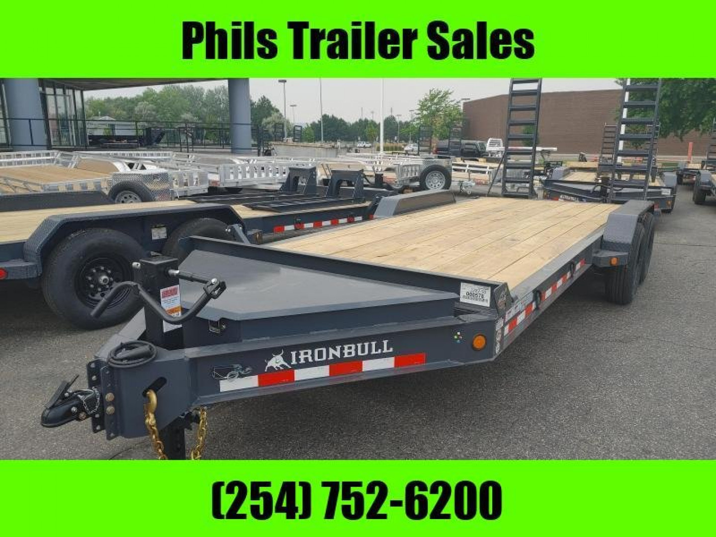 New 2025 Iron Bull NEW 18' EQUIPMENT TRAILER OPEN TRAILER UTILITY TRAILER Equipment Trailer
