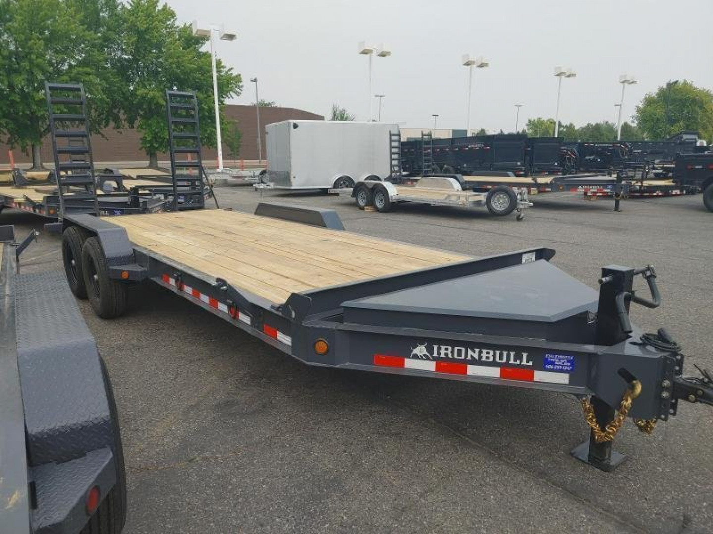 New 2025 Iron Bull NEW 18' EQUIPMENT TRAILER OPEN TRAILER UTILITY TRAILER Equipment Trailer