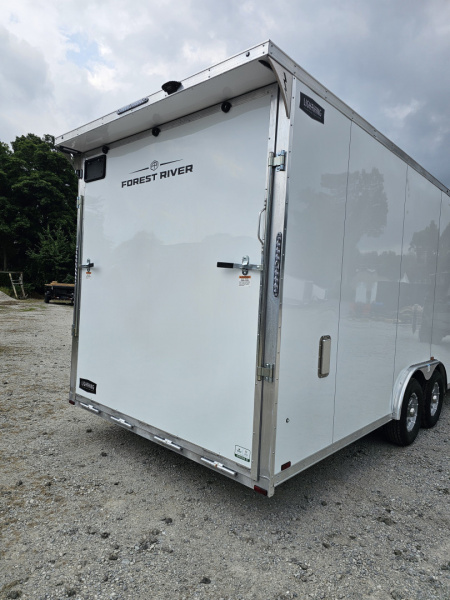 New 2026 Lightning Trailers 8.5X24 ALUMINUM CAR HAULER COMBO 90" INSIDE HEIGHT Cargo / Enclosed Trailer