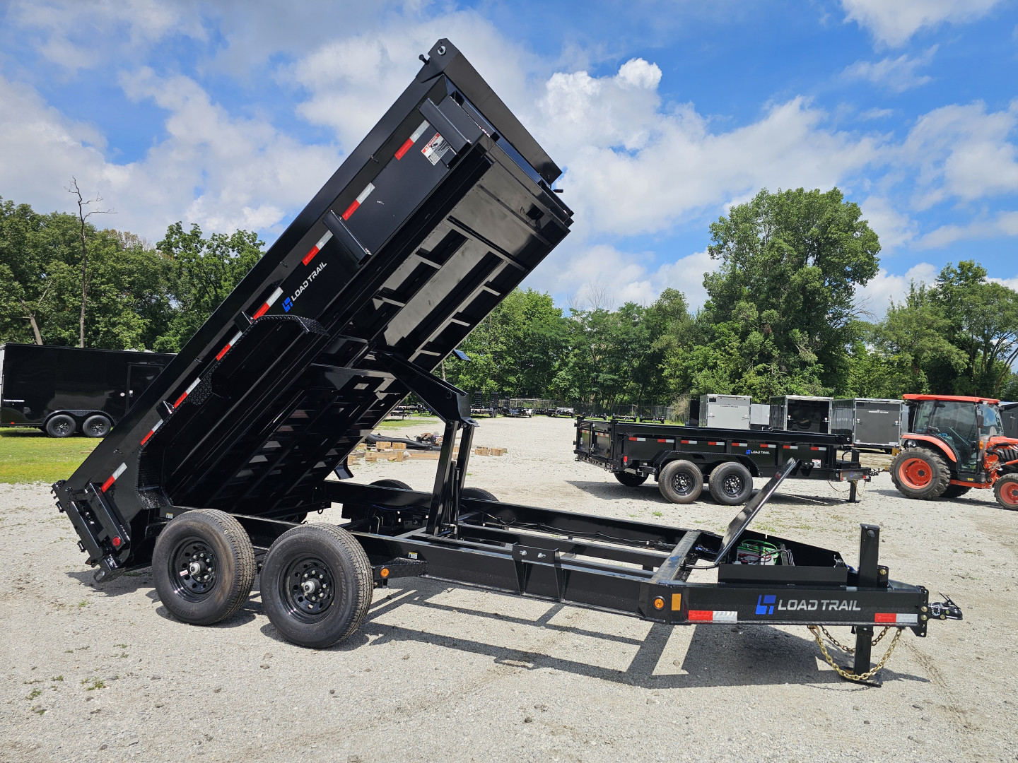 New 2025 BRAND NEW LOAD TRAIL  83" x 14' Tandem Axle Dump Low-Pro Dump TRAILER Dump Trailer