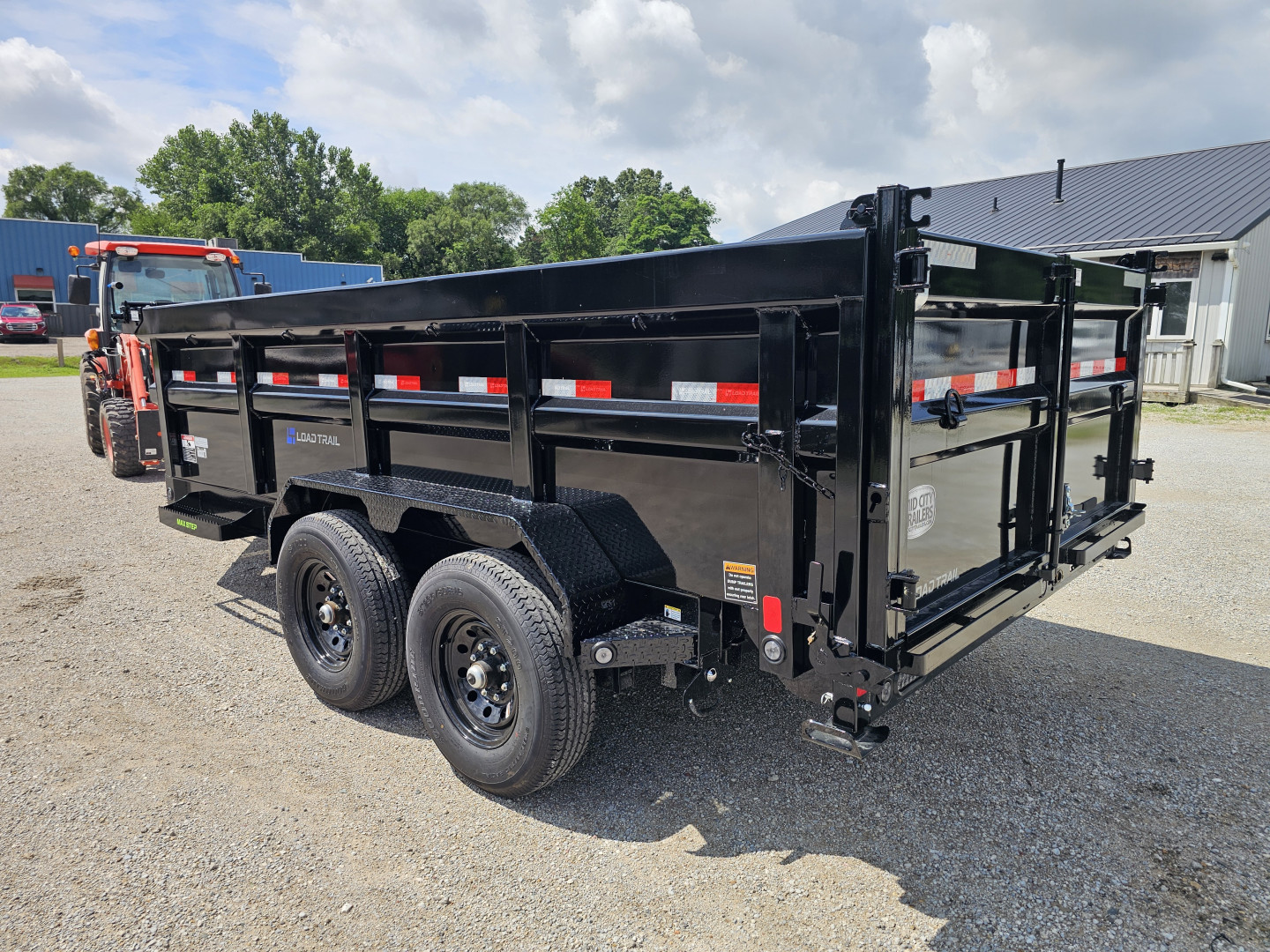 New 2025 BRAND NEW LOAD TRAIL 83" x 14' 36" SIDES Tandem Axle Dump Low-Pro Dump TRAILER Dump Trailer