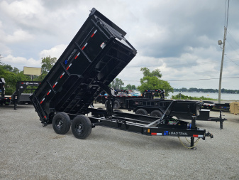 New 2025 BRAND NEW LOAD TRAIL 83  x 14' 48  SIDES Tandem Axle Dump Low-Pro Dump TRAILER Dump Trailer