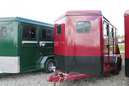 New 2026 Valley Trailers 2 HORSE TRAILER WITH 7' INTERIOR HEIGHT 49278 Stock / Stock Combo Trailer