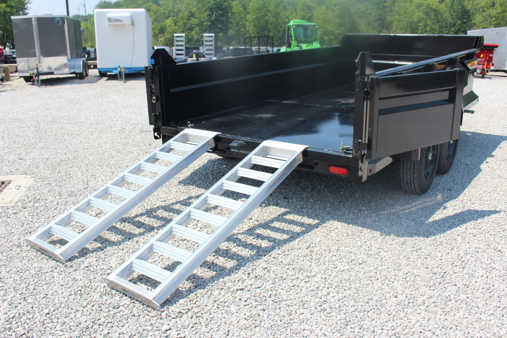 New 2025 Moritz 6' 10" x 14' Heavy Commercial DLH Series Dump Trailer - 16000# GVW
