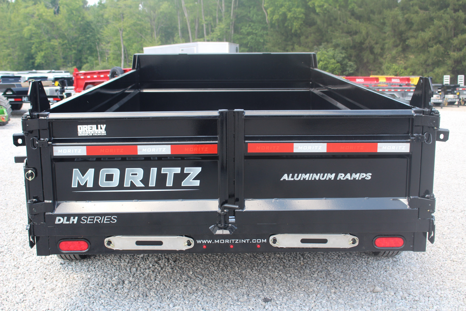 New 2025 Moritz 6' 10" x 14' Heavy Commercial DLH Series Dump Trailer - 16000# GVW