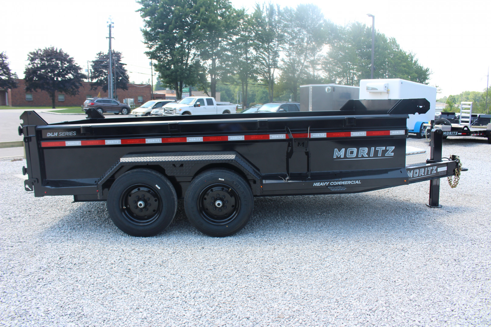 New 2025 Moritz 6' 10" x 14' Heavy Commercial DLH Series Dump Trailer - 16000# GVW