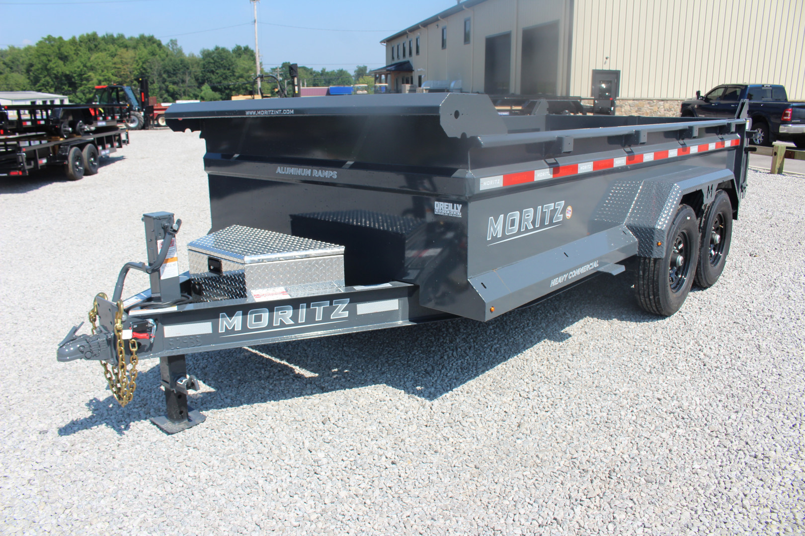 New 2025 Moritz 6' 10" x 14' Heavy Commercial DLH Series Dump Trailer - 14000# GVW