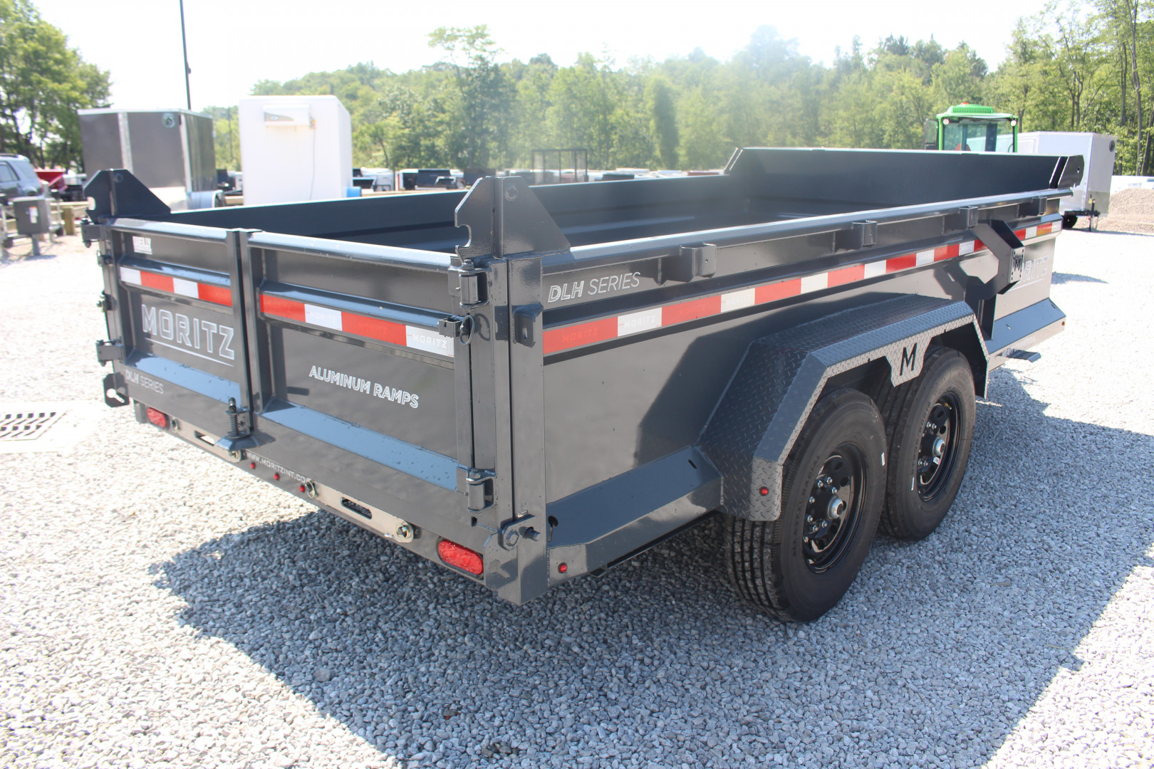 New 2025 Moritz 6' 10" x 14' Heavy Commercial DLH Series Dump Trailer - 14000# GVW