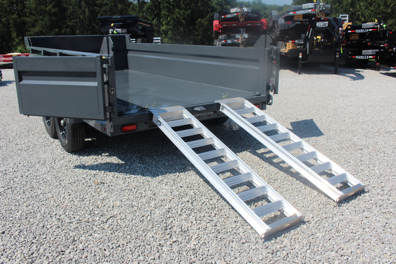 New 2025 Moritz 6' 10" x 14' Heavy Commercial DLH Series Dump Trailer - 14000# GVW