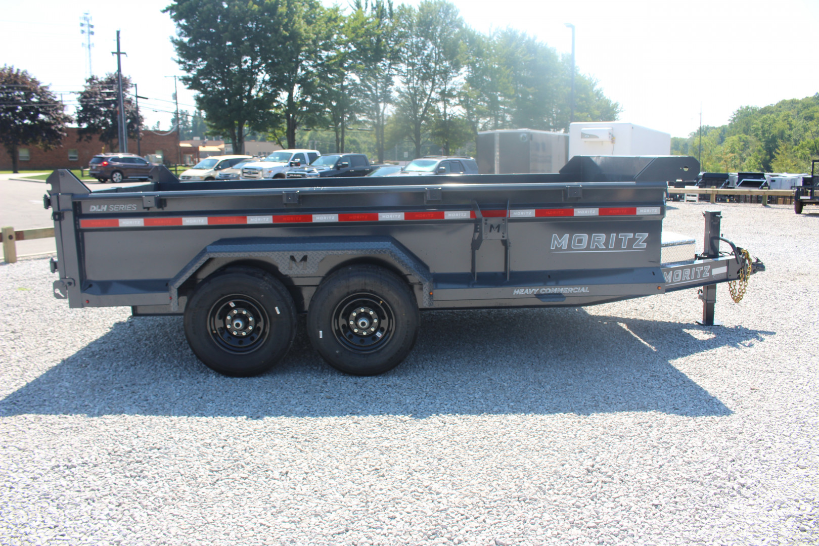 New 2025 Moritz 6' 10" x 14' Heavy Commercial DLH Series Dump Trailer - 14000# GVW