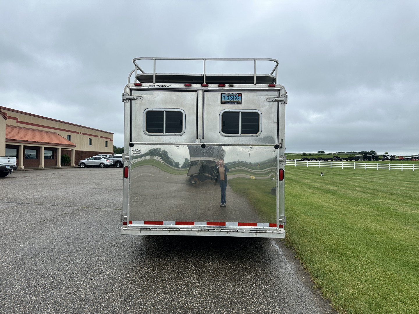 Used 1997 Featherlite Trailers 3H 10' LQ Horse Trailer