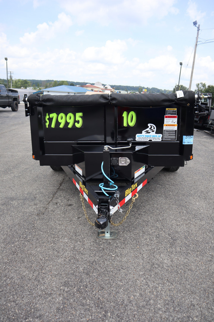 New 2026 Big Tex Trailers 10' Dump w/ Tarp & Ramps