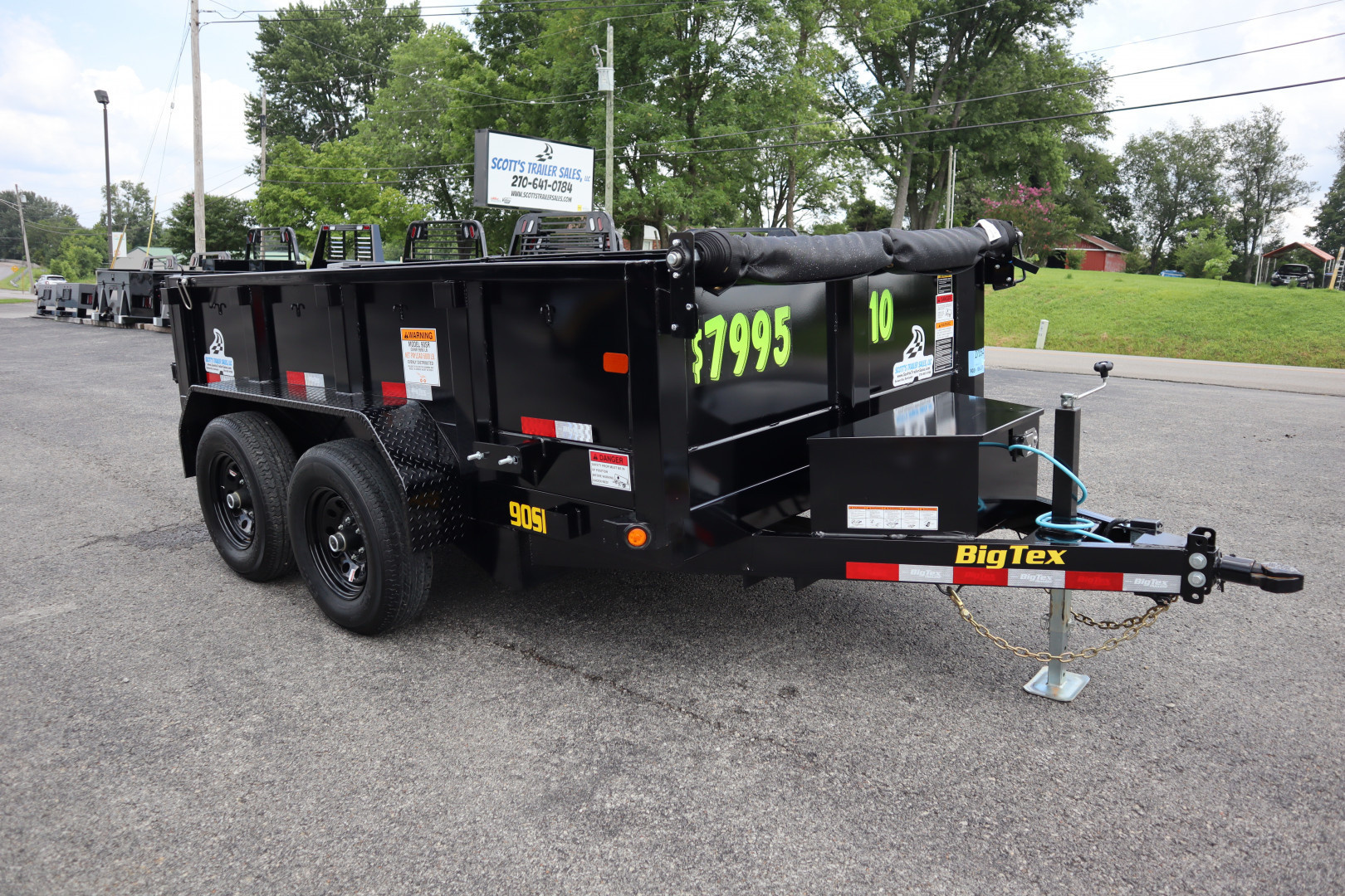 New 2026 Big Tex Trailers 10' Dump w/ Tarp & Ramps