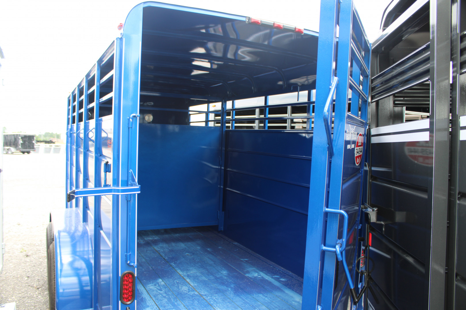 New 2025 Calico Trailers 16' STOCK TRAILER 49273 Stock / Stock Combo Trailer