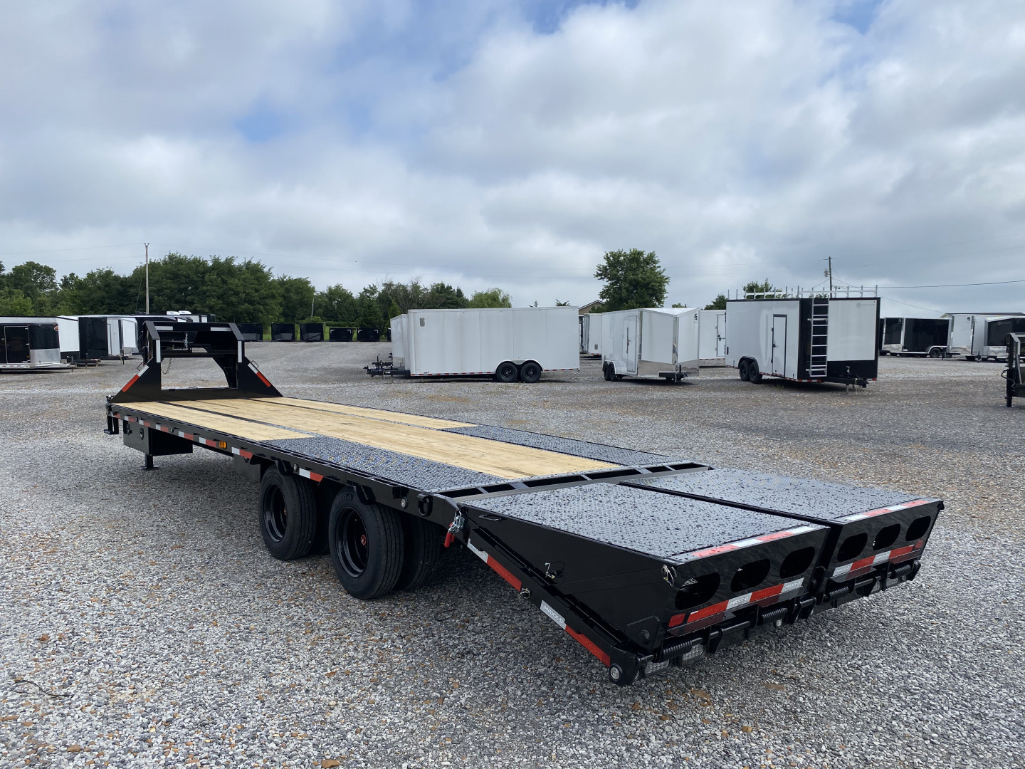 New 2026 MAXXD Gooseneck Flatbed Trailer | 102" x 30' 30K GVWR